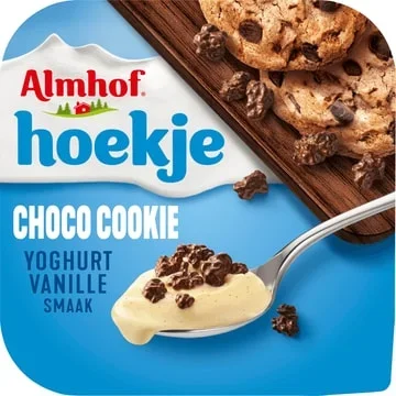 Almhof Hoekje Choco Cookie Yoghurt Vanillesmaak 150 g