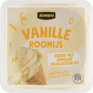 Jumbo Vanille Roomijs 1000 ml