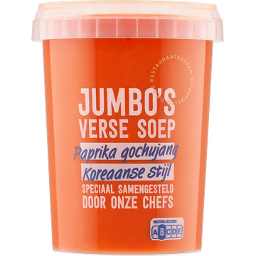 Jumbo's Verse Soep Paprika Gochujang Koreaanse Stijl 500 g