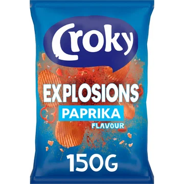 Croky Chips Explosions Paprika 150g