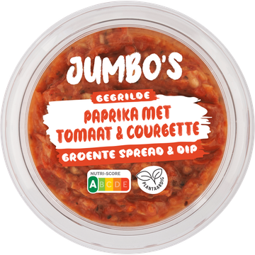 Jumbo's Kruidige Paprika Ui & Tomaat Groente Spread & Dip 150 g