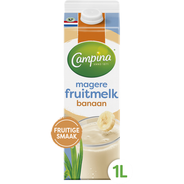 Campina Magere Fruitmelk Banaan 1 L