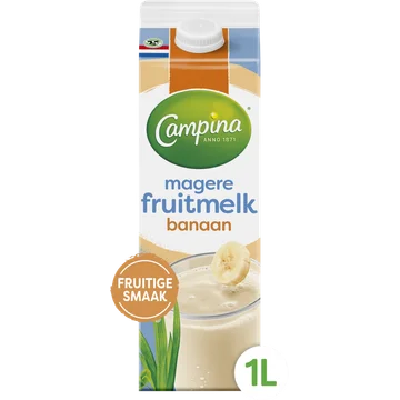 Campina Magere Fruitmelk Banaan 1 L