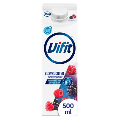 Vifit drinkyoghurt bosvruchten 500 ml