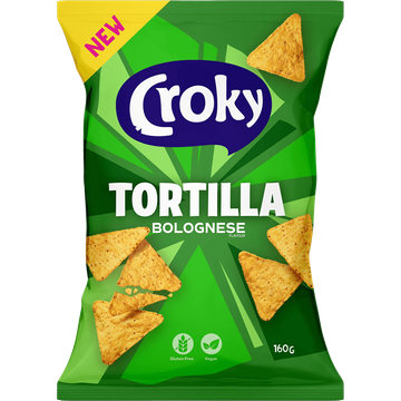 Croky Tortilla Bolognese Flavour 160 g