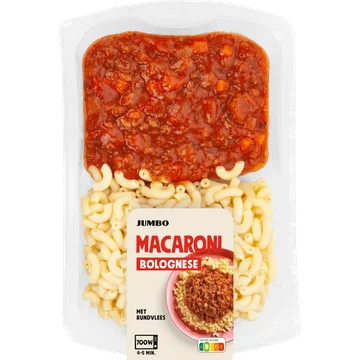 Jumbo Macaroni Bolognese met Rundvlees 450 g