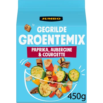 Jumbo Gegrilde Groentemix Paprika, Aubergine & Courgette 450 g