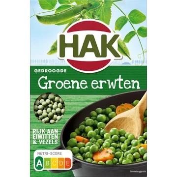 Hak Gedroogde Groene Erwten 500 g