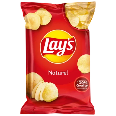 Lay's Max Ribbel Chips Naturel 40 gr