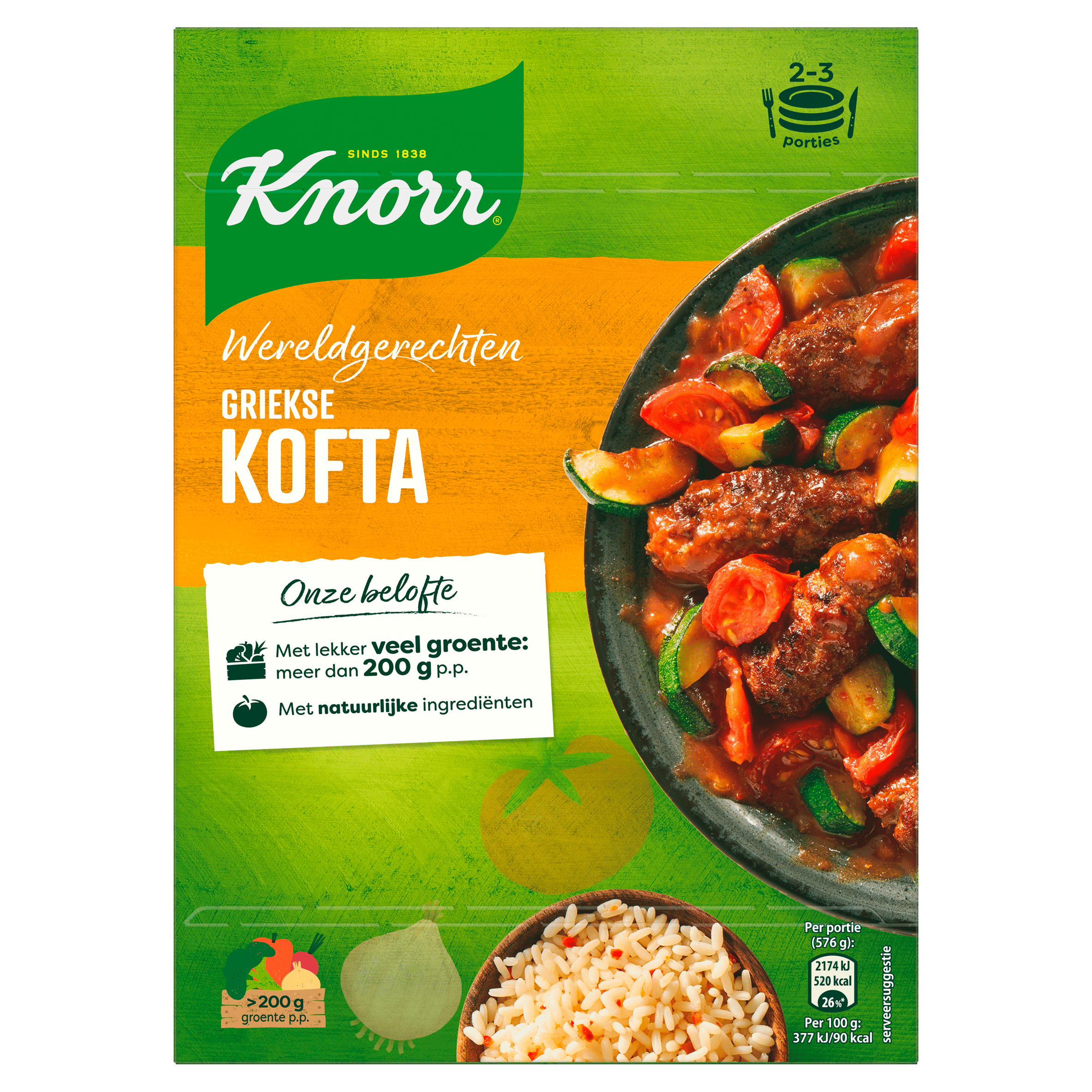 Knorr Wereldgerechten Kofta Griekse 303 g