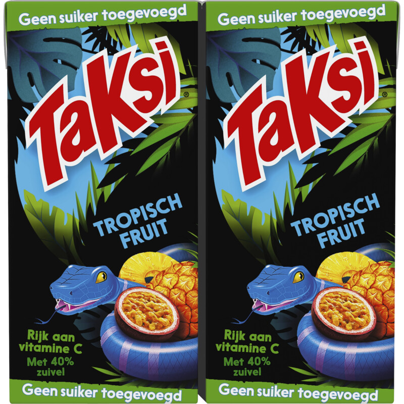 Taksi Jungle Fruit Geen Suiker Toegevoegd 10 x 200ML