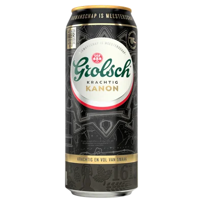 Grolsch - Krachtig Kanon - Blik - 500ML