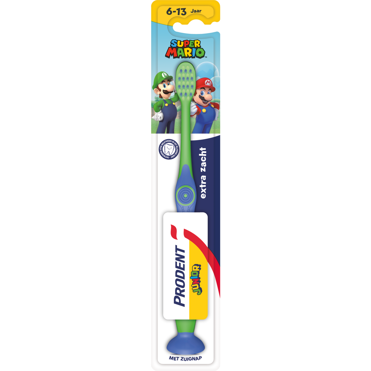 Prodent Junior 6-13 jaar Tandenborstel Super Mario 1 stuk
