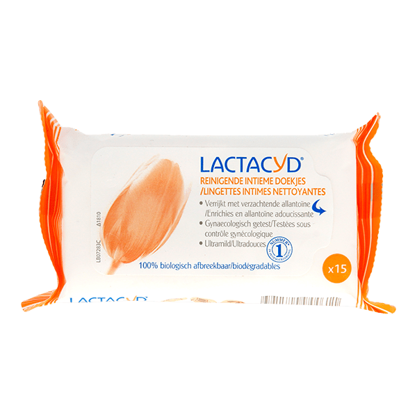 Lactacyd 15 Reinigende Verzorgende Intiem Tissues
