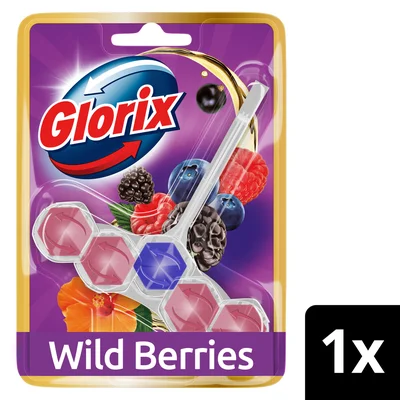 Glorix Aromalux Toiletblok Wild Berries & Hibiscus Oil 1 stuk