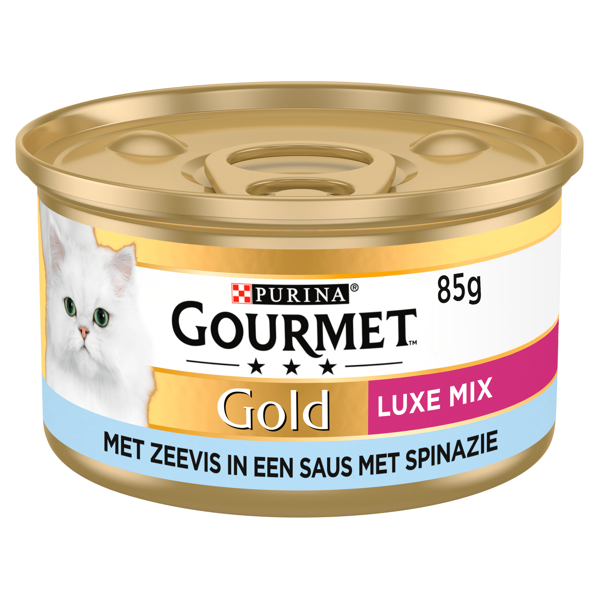 Gourmet Gold Luxe Mix Kattenvoer nat met Zeevis