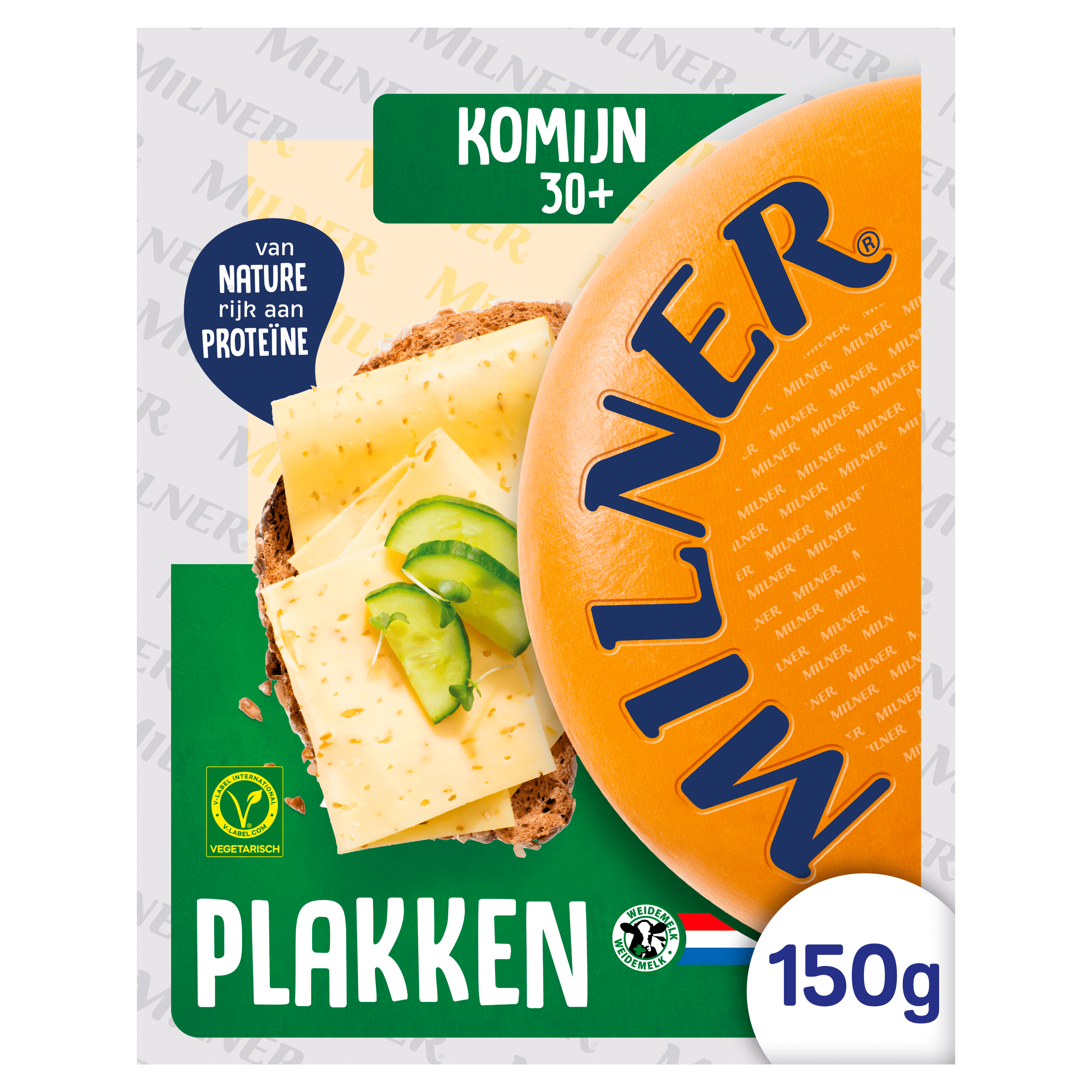 Milner Komijn Jong Belegen 30+ Kaas Plakken