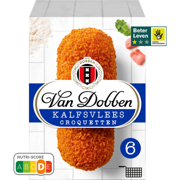 Van Dobben Rundvlees Croquetten 6 x 80 g