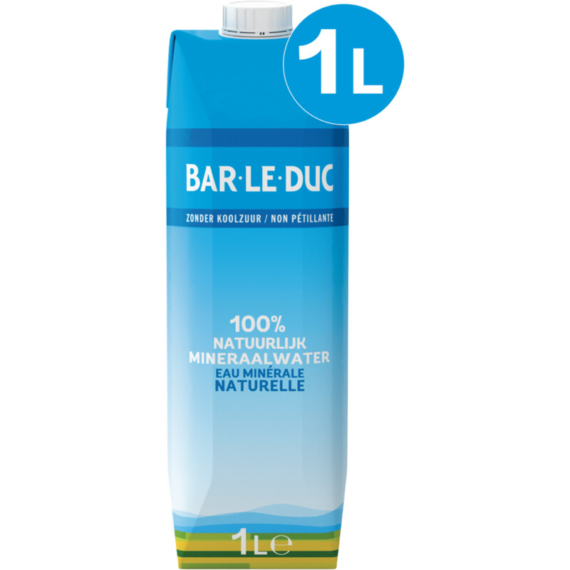 Bar-le-Duc Natuurlijk Mineraalwater pak 1 L