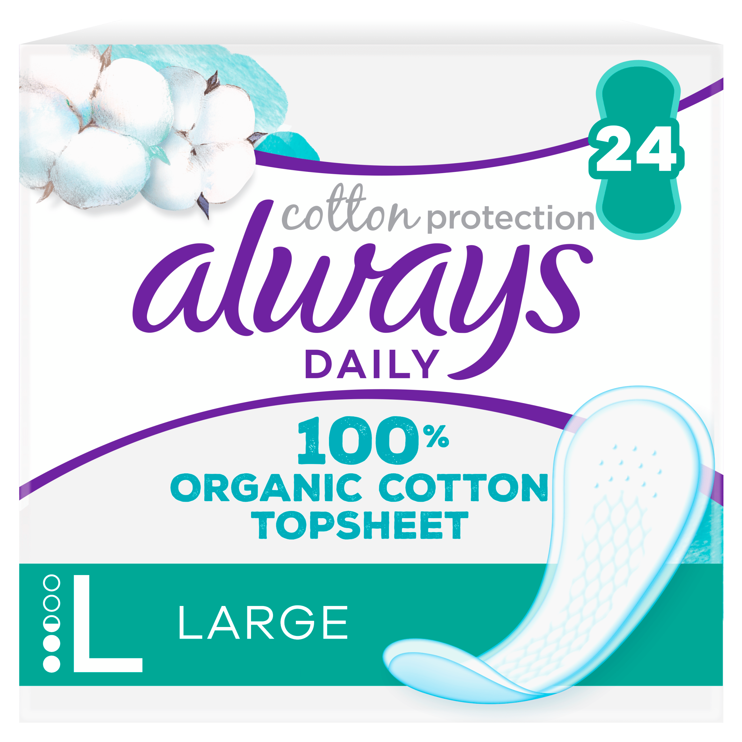 Always Daily Cotton Protection Inlegkruisjes