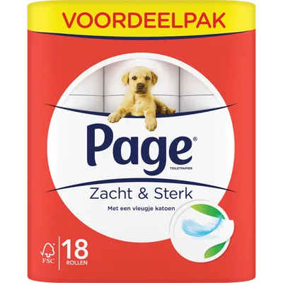 Page Toiletpapier Kussenzacht 12 Rollen