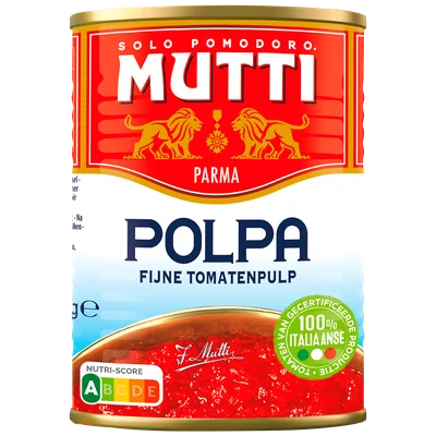 Mutti Polpa di Pomodoro Basilicum 400g