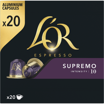 L'OR Espresso Lungo Estremo Aluminium Capsules 20 Stuks 104 g