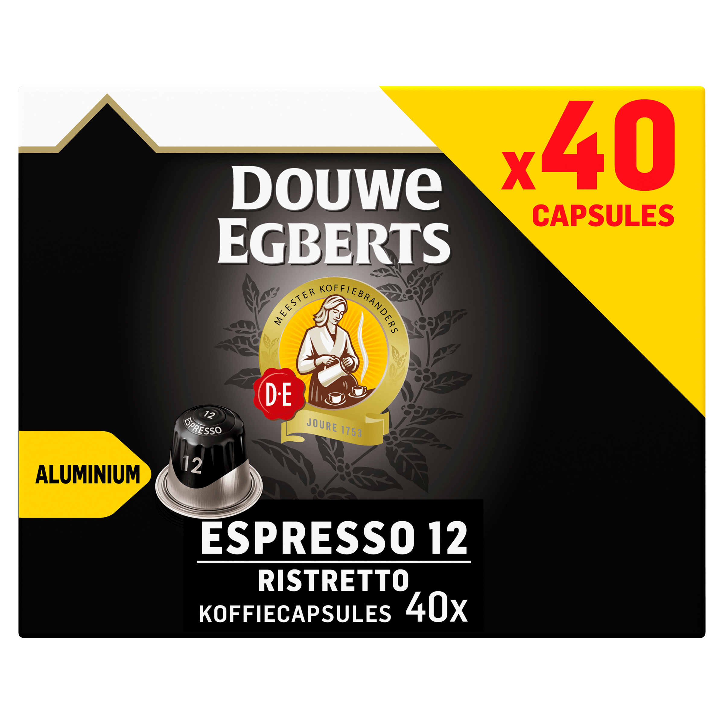 Douwe Egberts Espresso 12 Ristretto 40 capsules