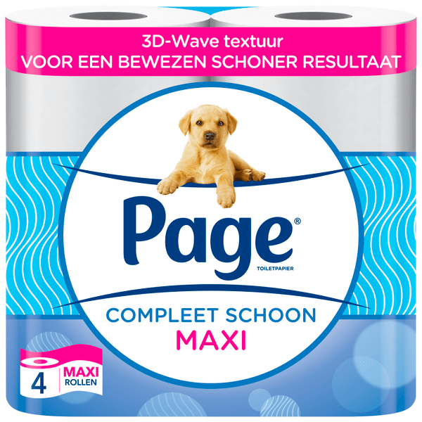 Page Compleet Schoon Toiletpapier Maxi 4-rollen