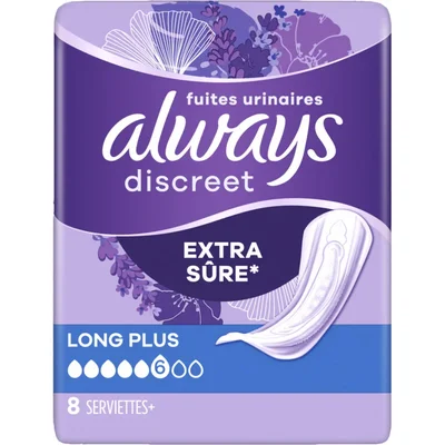 Always Discreet Inlegkruisjes Voor Urineverlies Long Plus 24