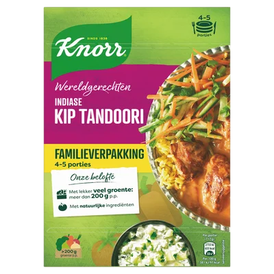 Knorr Wereldgerechten Tandoori XXL Indiase Kip 493 g
