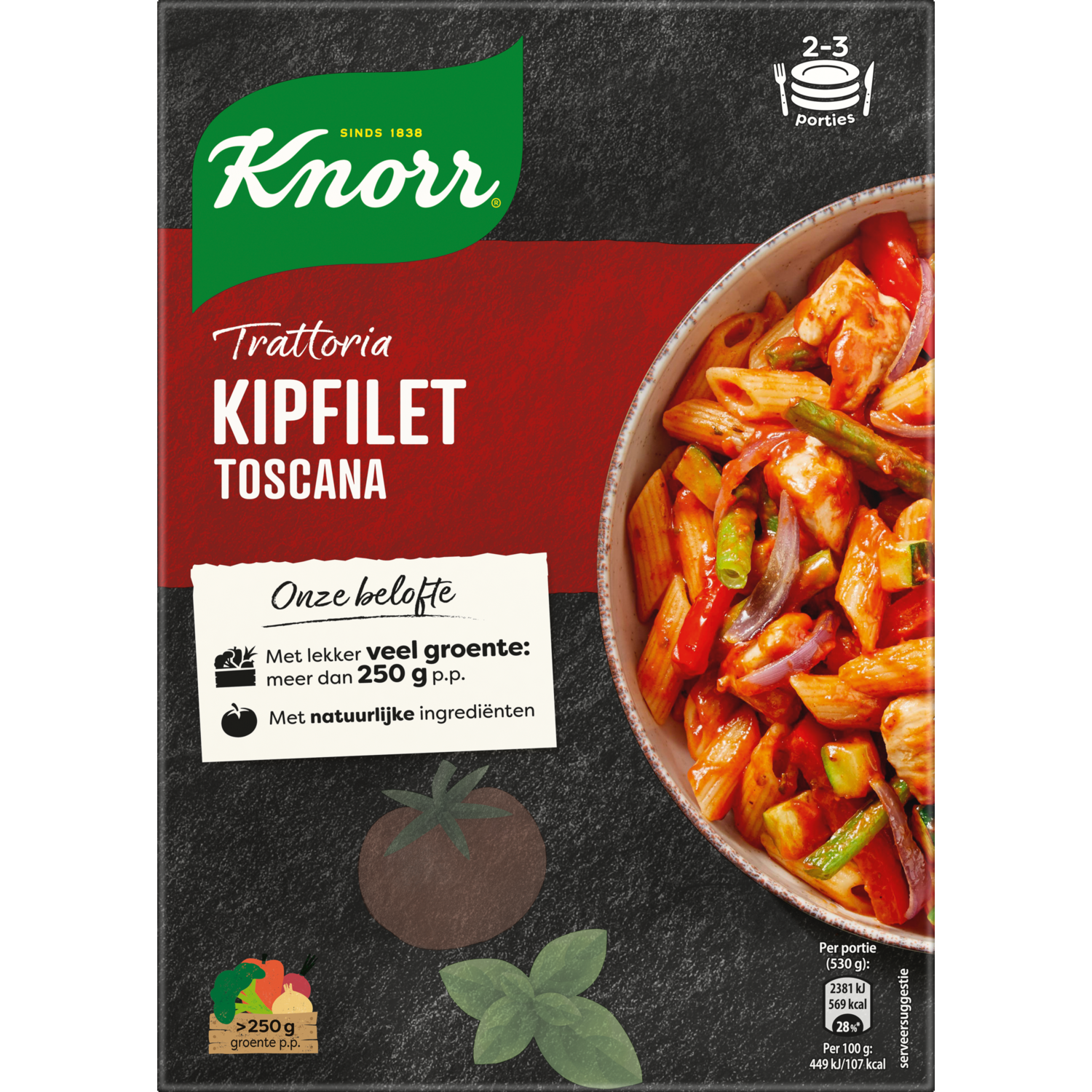 Knorr Trattoria Pastagerecht Kipfilet Toscana 231 g