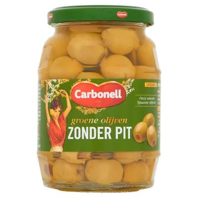 Carbonell Groene olijven zonder pit