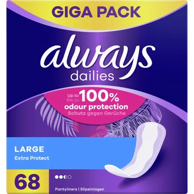 Always Daily Protect Long 0% Parfum Inlegkruisjes