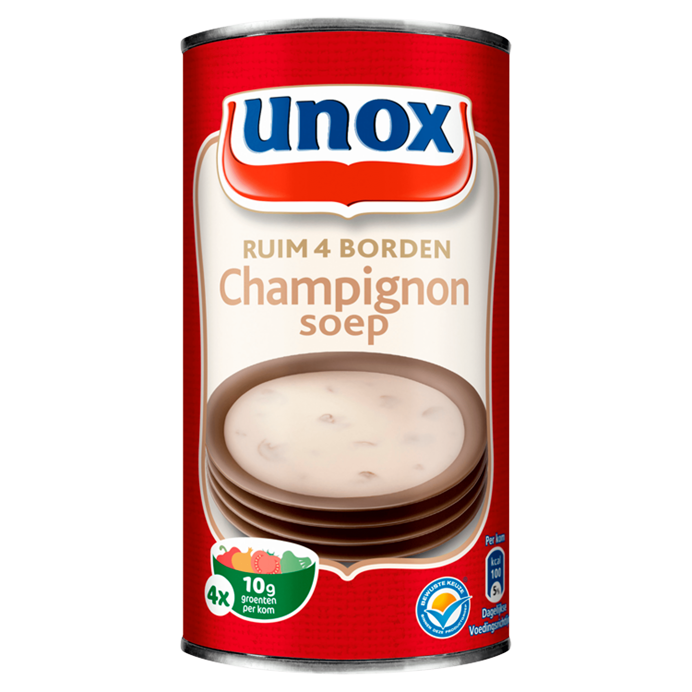 Unox Soep in Blik Champignonsoep 4 Porties 515 ml