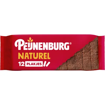 Peijnenburg ontbijtkoek naturel gesneden 12 plakjes