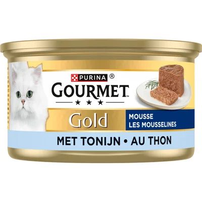 Gourmet Gold Mousse Kattenvoer nat met Tonijn