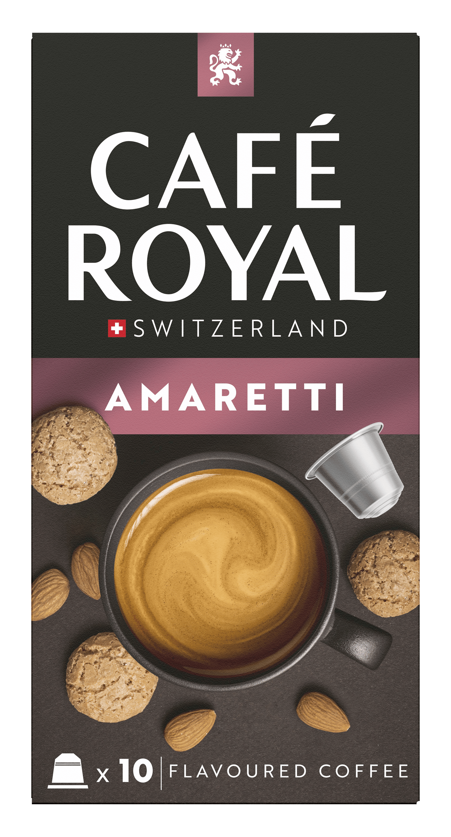 Café Royal Amaretti Flavoured Coffee 10 Capsules 50 g