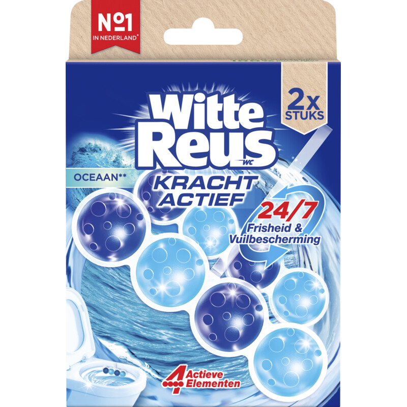 Witte Reus Toiletblok kracht actief oceaan