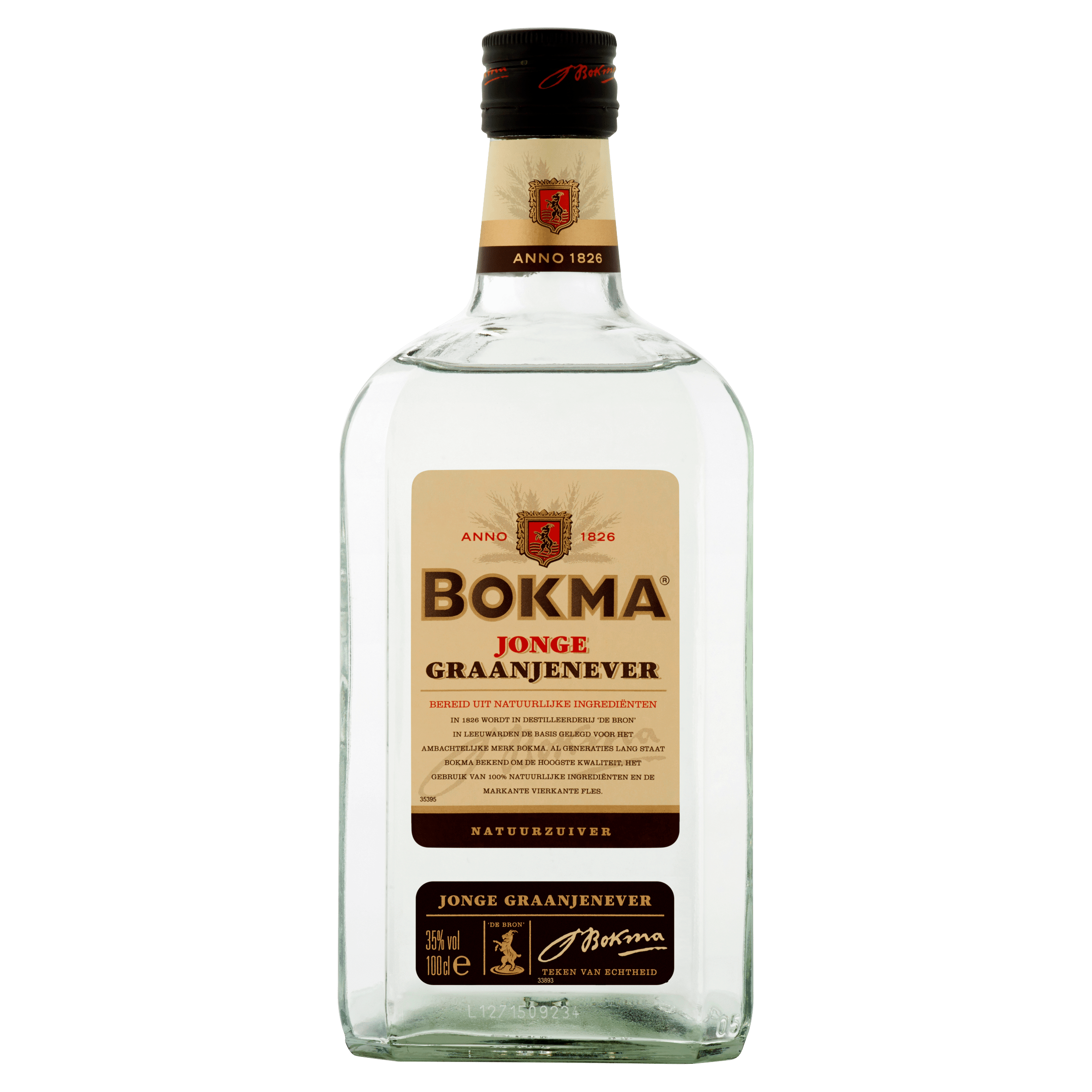 Bokma Graanjenever Fles 1000 ml
