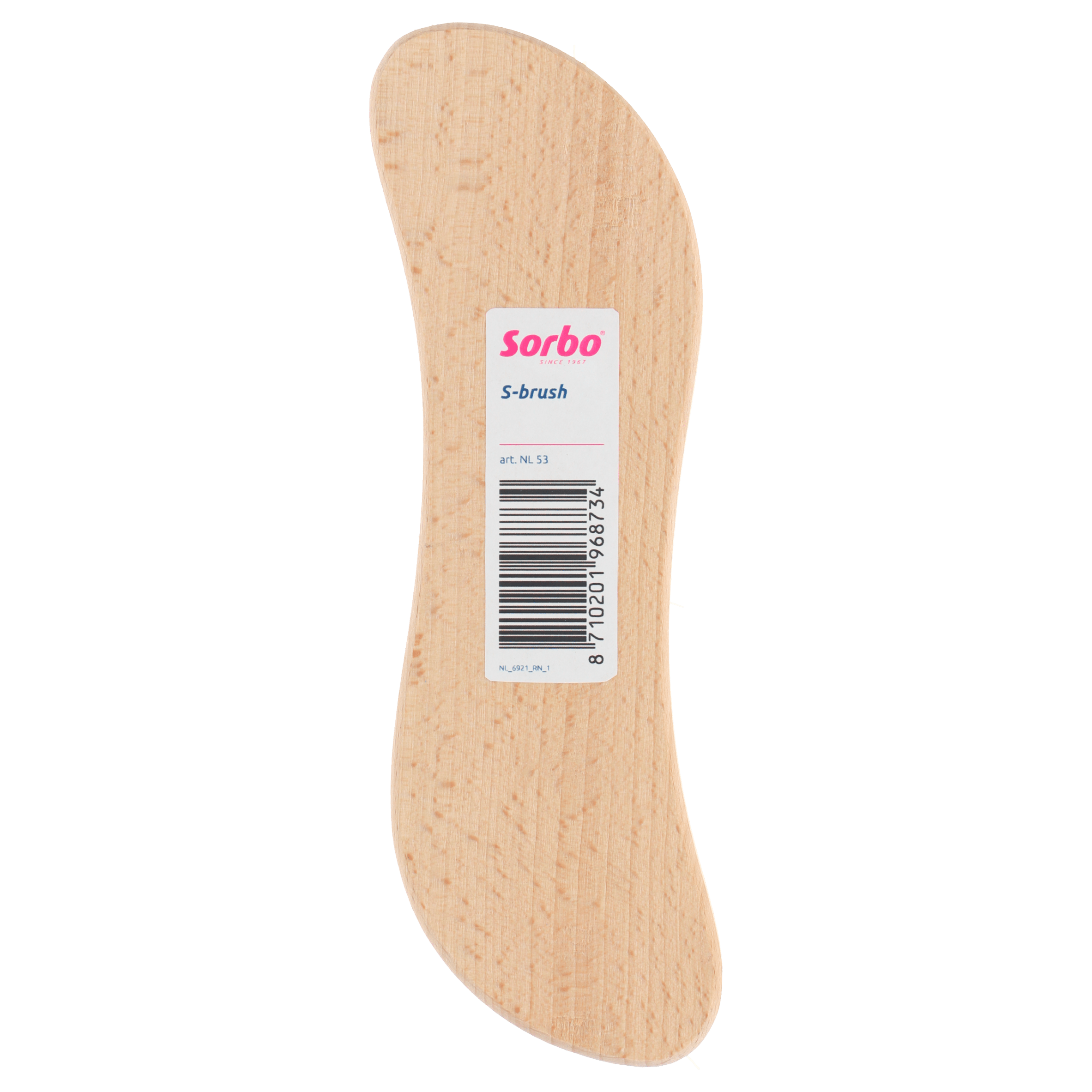 Sorbo S-borstel Stuk 1 st