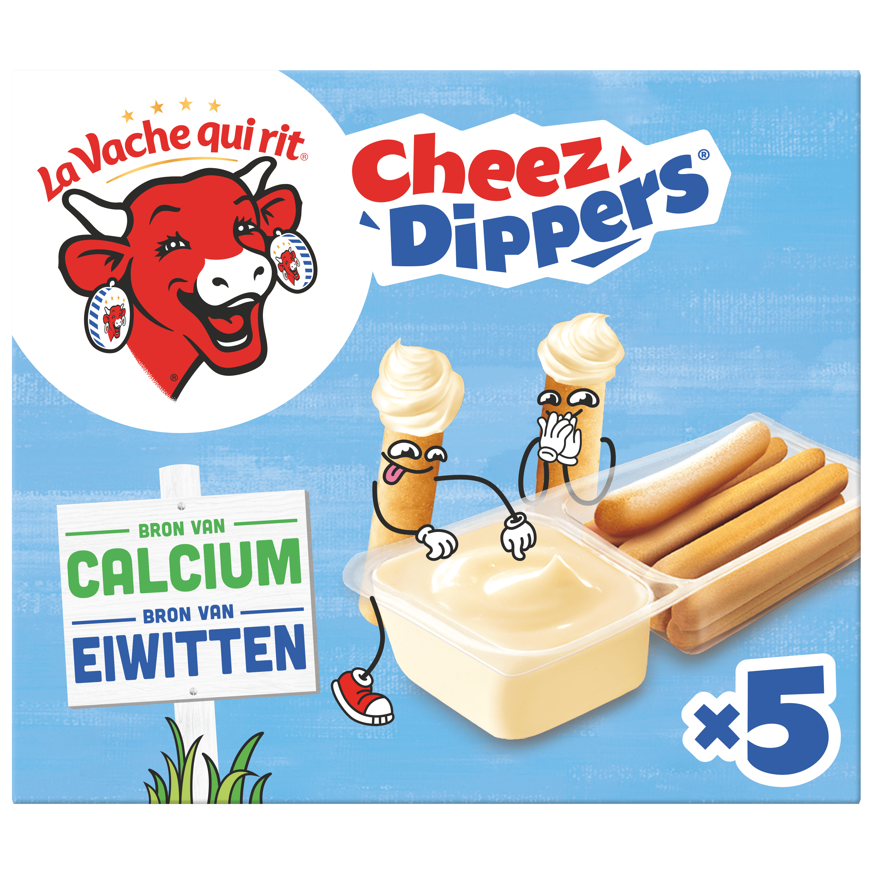 La Vache Qui Rit Cheezdippers naturel Stuk 175 g