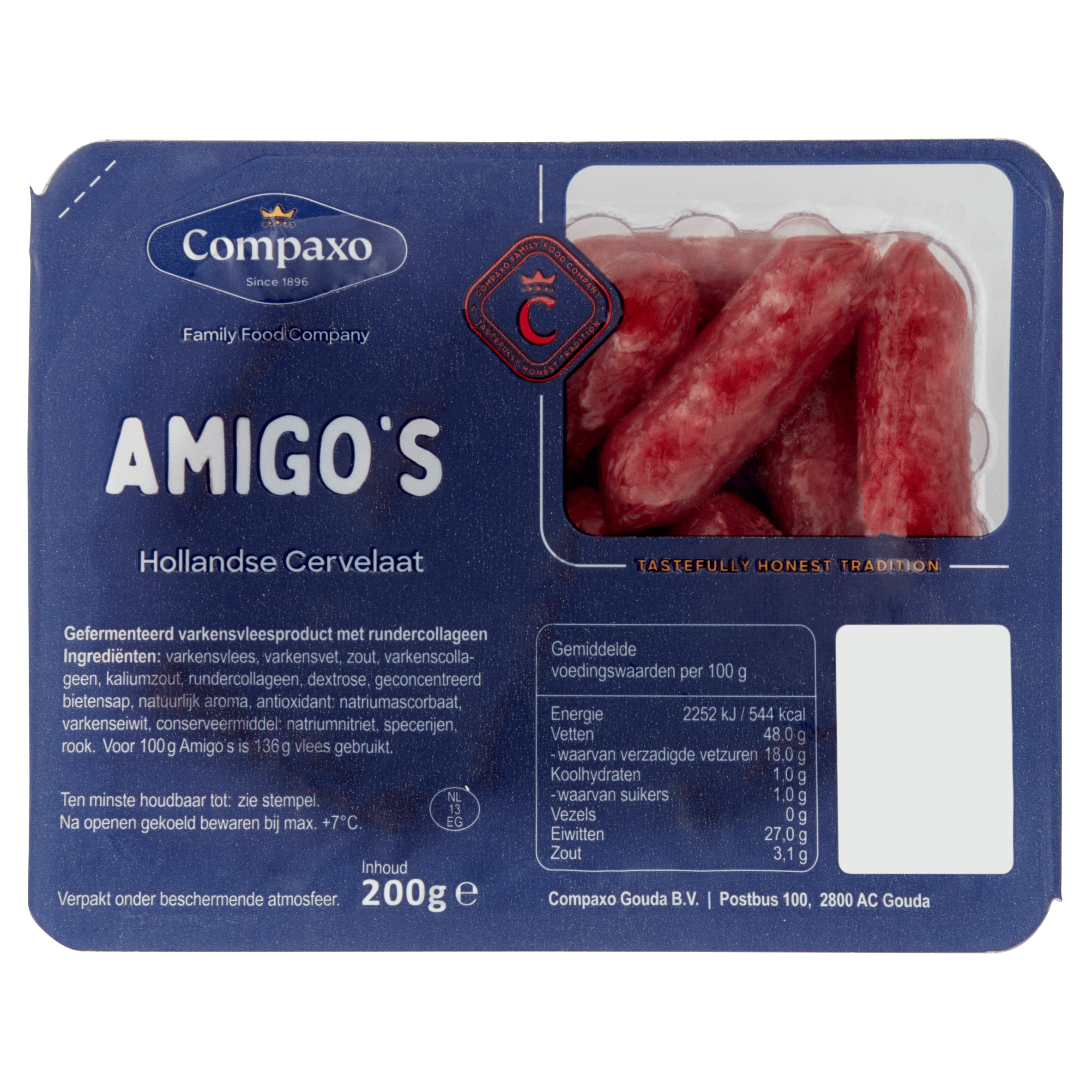 Compaxo Amigo's naturel Tray 200 g