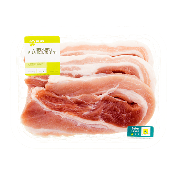 PLUS Speklapje a la minute 3 stuks 225 gram