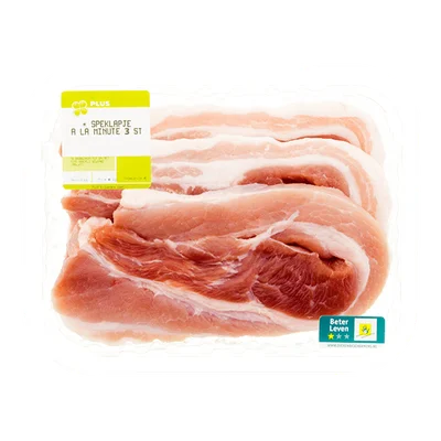 PLUS Speklapje a la minute 3 stuks 225 gram