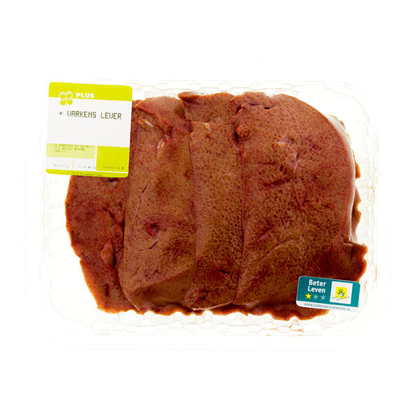 PLUS Varkenslever 250 gram
