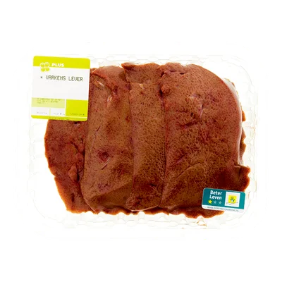 PLUS Varkenslever 250 gram