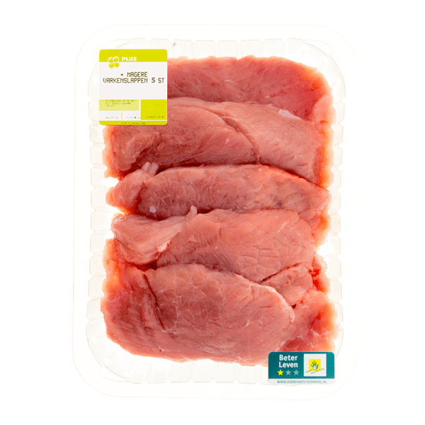 PLUS Boerentrots Varkenslap mager 500 gram