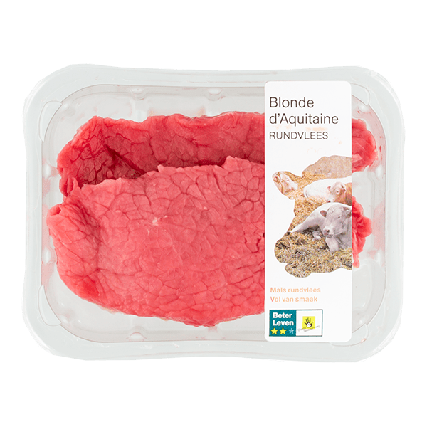 PLUS Boerentrots Rundersteak naturel BLAQ 2 st 250 gram