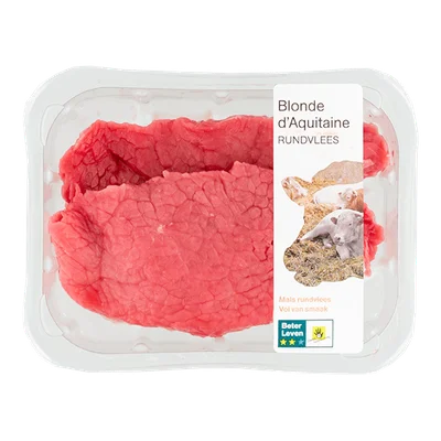 PLUS Boerentrots Rundersteak naturel BLAQ 2 st 250 gram